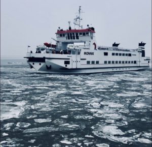 Waddenzee en dunne ijslaag